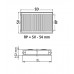 Kermi Therm X2 Profil-Hygiene-kompakt deskový radiátor 20 500 / 1400 FH0200514