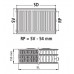 VÝPRODEJ Kermi Therm X2 Profil-kompakt deskový radiátor 33 500 / 600 FK0330506