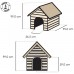 KETER DOG HOUSE Bouda pro psy, 95 x 99 x 99 cm, šedá 17360369