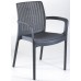 KETER BALI MONO Zahradní židle, 55 x 60 x 83 cm, grafit 17190206