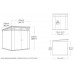 KETER ARTISAN 2.0 7 x 7 zahradní domek, 216 x 218 x 226 cm, šedý 17216832