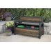 KETER DECO GARDEN BENCH 227L Úložná lavice, 133 x 61 x 89 cm, walnut 17213853