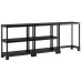 KIS PLUS OPEN BASE MAXI regál 180x45x182cm, 7 polic, černý