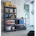 KIS PLUS OPEN BASE MAXI regál 180x45x182cm, 7 polic, černý