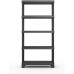 KIS PLUS TRIBAC 90/5 regál 182x90x45 cm, černá 9933