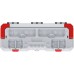 Prosperplast TITAN PLUS Plastový kufr na nářadí, 752x300x304mm, červený KTIPA7530-4C