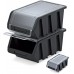 Kistenberg TRUCK PLUS Plastový úložný box uzavíratelný, 49x29,8x21cm, černá KTR50F