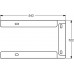 KLUDI Plus dekorační lišta pro WC/bidet 4998905