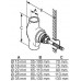 KLUDI podomítkový ventil DN 20, přípravná montáž 29511