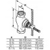 KLUDI podomítkový ventil DN 25, přípravná montáž 29213