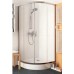 KOLO Rekord čtvrtkruhový sprchový kout 90 x 90 cm, posuvné dveře, čiré sklo PKPG90222003