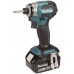 MAKITA DTD173RTJ Aku rázový šroubovák 1/4" Li-ion LXT (18V/ 2x 5,0Ah), Makpac