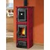 NORDICA GAIA Forno krbová kamna s troubou bordo