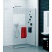 RONAL PDT4P Pur samostatná stěna s profilem, 30-100 cm, chrom/linie PDT4PSM21051