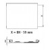 Kermi Therm X2 Plan-Kompakt deskový radiátor 10 900 / 1000 PK0100910