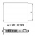 Kermi Therm X2 Plan-Kompakt deskový radiátor 11 300 / 900 PK0110309