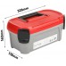 Prosperplast LINE Plastový kufr na nářadí, 328x178x160mm, červená/šedá NU320