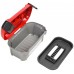 Prosperplast LINE Plastový kufr na nářadí, 328x178x160mm, červená/šedá NU320
