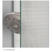 RONAL PLSE2 Pur Light S rohový vstup, 70cm, levý, barva*/sklo linie PLSE2G070SF51