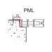 Boki Krycí mřížka k podlahovým konvektorům PML-29-550-11 příčná, dural