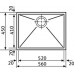 Franke Planar PPX 110-52, 560x450mm, nerezový dřez 122.0203.471