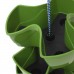 PROSPERPLAST COUBI kaskádový květináč 29,5x29,5x88cm, 9l, zelená DKN300W