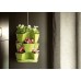 PROSPERPLAST COUBI kaskádový květináč 29,5x29,5x88cm, 9l, zelená DKN300W