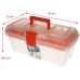 Prosperplast ICECUBE Plastový kufr na nářadí transparentní, 398 x 200 x 186 mm N15ICE