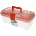 Prosperplast ICECUBE Plastový kufr na nářadí transparentní, 398 x 200 x 186 mm N15ICE