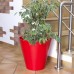 Květináč TUBUS 30 cm, 12l, bílá DTUB300