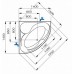 Santech Vana OTAVA 1400 x 1400 mm