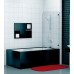 RONAL PURB Pur jednodílná vanová zástěna, 70cm, vpravo, chrom/Cristal perly PURBD07001044
