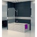 RONAL PURB Pur jednodílná vanová zástěna, 70cm, vpravo, chrom/Cristal perly PURBD07001044