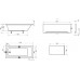 RAVAK 10° Vana 170 x 75 cm CA71000000