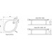 RAVAK ELIPSO PRO 80 FLAT vanička white 80x80 cm XA234411010