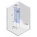 SCANDIC Vanová zástěna S 500, 46x150x35,5 cm
