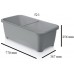 PROSPERPLAST RESPANA Planter Low Přenosný sadbovač 77 cm, antracit ISEB770