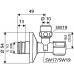 SCHELL COMFORT Rohový regulační ventil 1/2", pochromovaný 049170699