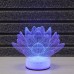 PROMÁČKLÝ OBAL SHARKS 3D LED lampa Lotosový květ SA096 - PLNĚ FUNKČNÍ