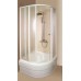 RAVAK Supernova SKCP4-90 čtvrtkruhový sprchový kout Sabina, white+grape 31177V100ZG