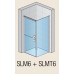 RONAL SLMT6 Mobility boční stěna 80 cm, aluchrom/čiré sklo SLMT60805007