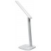 SOLIGHT LED stmívatelná stolní lampička s displejem, 6W, volba teploty světla, bílý lesk WO43