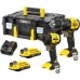 STANLEY SFMCK201D2T FatMax V20 Aku kombinovaná sada (18V/2x2,0Ah), Pro-Stack