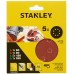 STANLEY STA32047-XJ Brusné papíry pro excentrickou brusku 125mm, P60, P80, 2x P120, P180