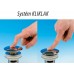 SILFRA uzavíratelná kulatá výpusť pro umyvadla s přepadem kliklak, V 32-52mm, c 8530.360.5