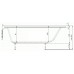 TEIKO Vana Trend obdélníková 160 x 70 cm, akrylátová, bílá V113160N04T04001