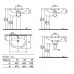 IDEAL Standard EUROVIT umyvadlo bez otvoru pro armaturu 60 x 46 cm V144201