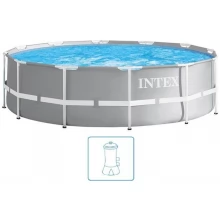 INTEX PRISM FRAME POOLS Bazén 366 x 76 cm s kartušovou filtrační pumpou 26712NP
