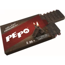 PE-PO dřevěný podpalovač 2v1