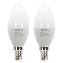 RETLUX REL 24 LED C37 2x5W E14 Žárovka 50004339